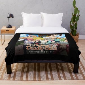 the seven deadly sins imperal wrath the gods Throw Blanket RB1606 product Offical The Seven Deadly Sins Merch